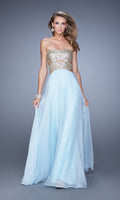 Powder Blue Long La Femme Gown 20904