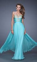 Caribbean Green Long La Femme Gown 20921