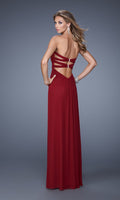 Crimson Long La Femme Gown 21103