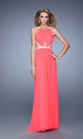 Bright Pink Long La Femme Gown 21145