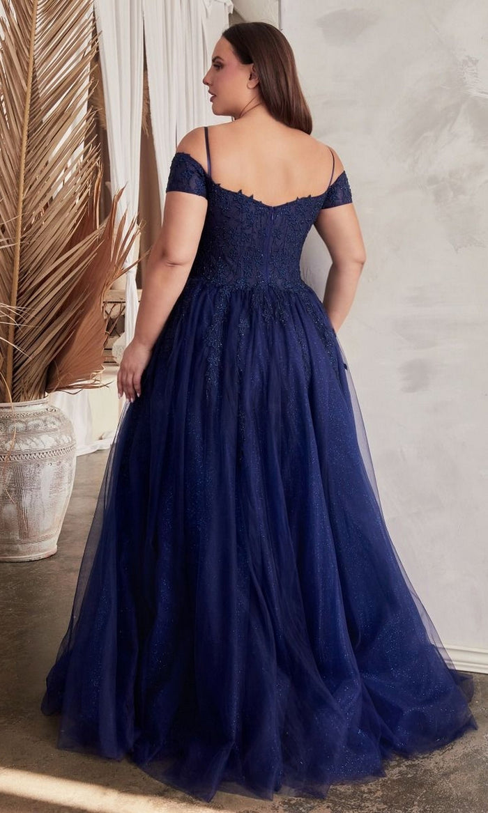 Long Plus-Size Formal Dress C154C by Ladivine