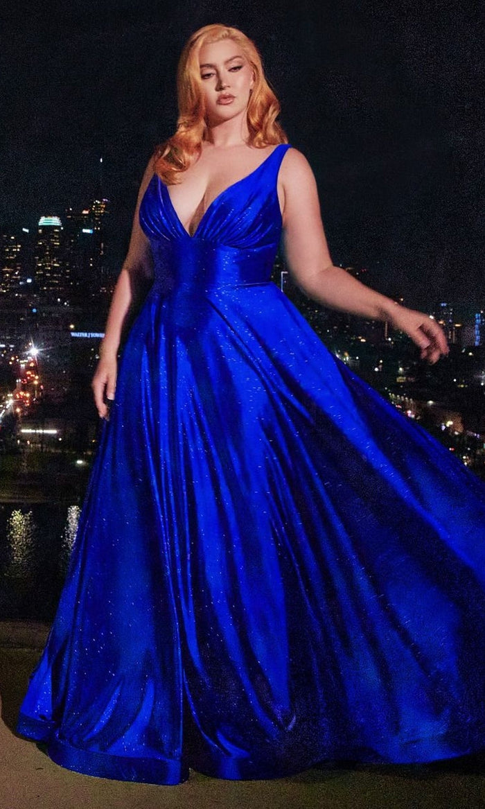 Royal Long Plus-Size Formal Dress Cc2349C by Ladivine