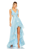 Powder Blue Mac Duggal Long Formal Dress 49526