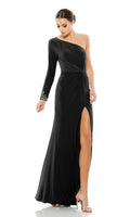 Black Mac Duggal Long Formal Dress 55696
