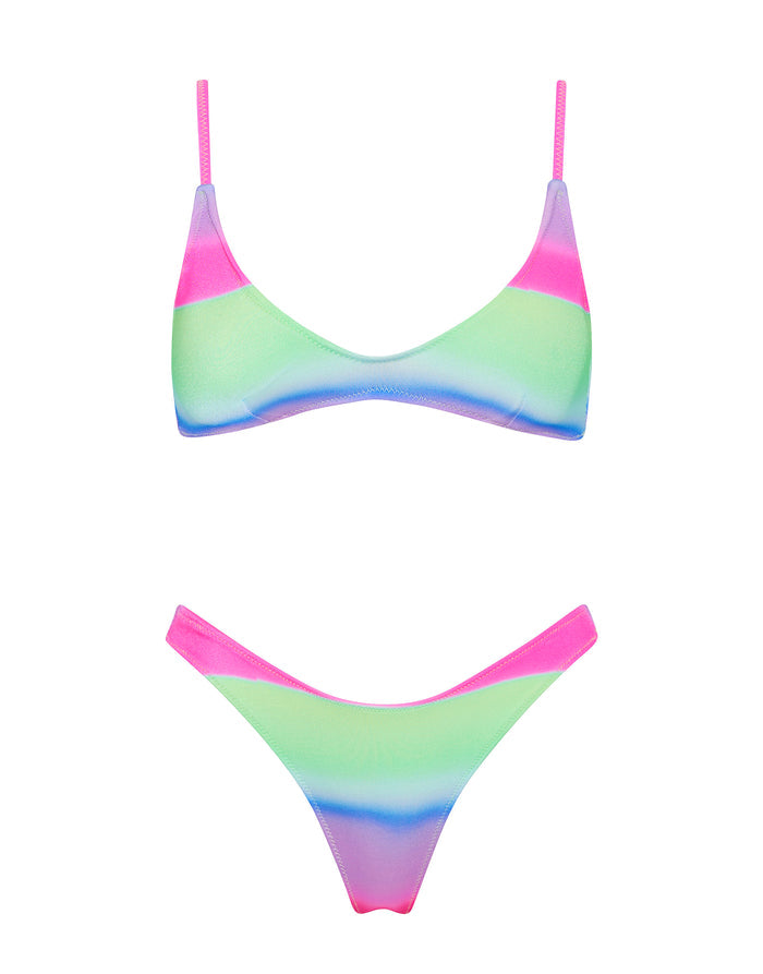 MAIA PADDLE POP OMBRE Scoop Bikini Set