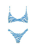 MAIA ZEBRA SPLASH Scoop Bikini Set