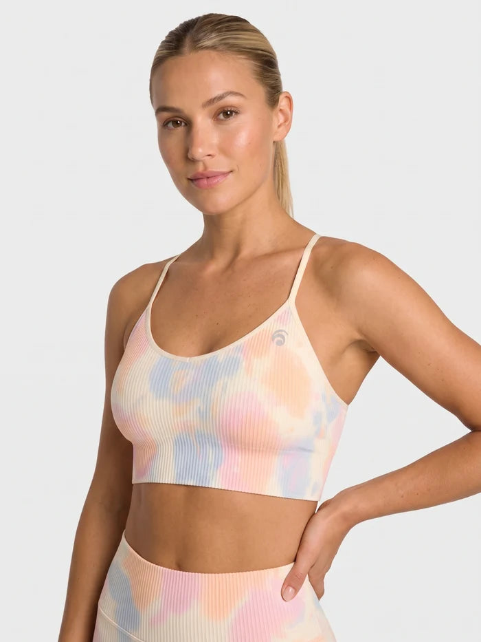 | Light Yellow Silky Tie Dye
