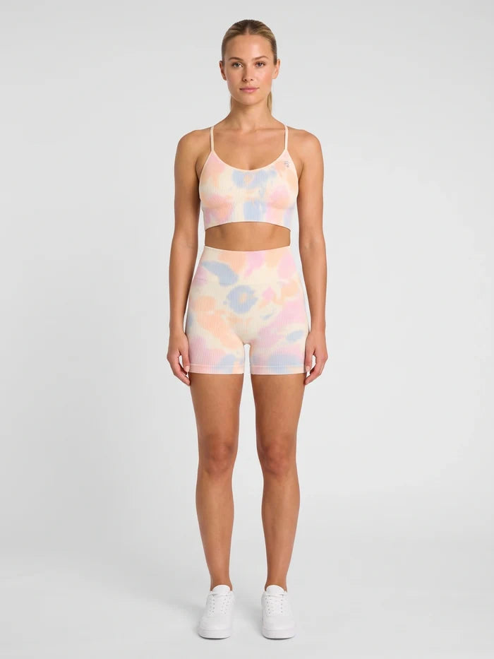 | Light Yellow Silky Tie Dye