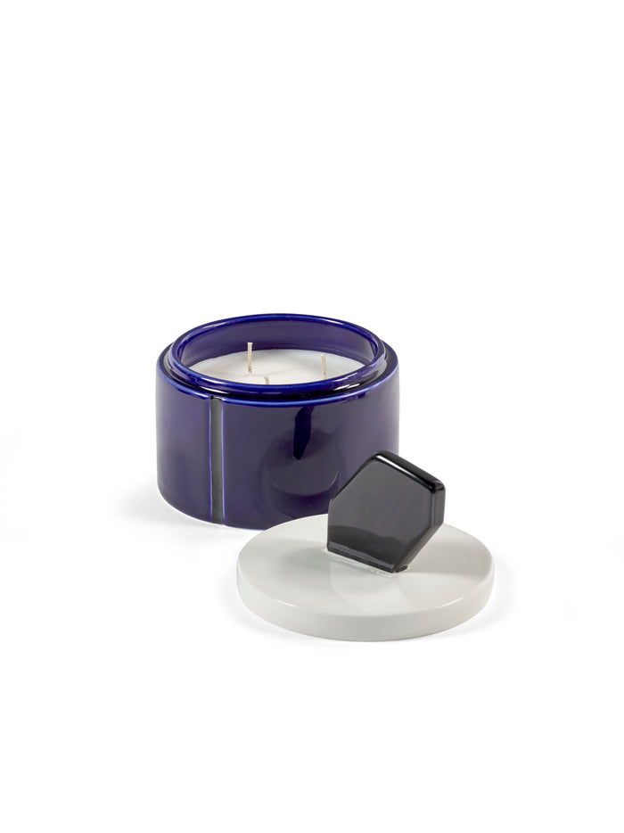 MEDIUM SCENTED CANDLE BLUE