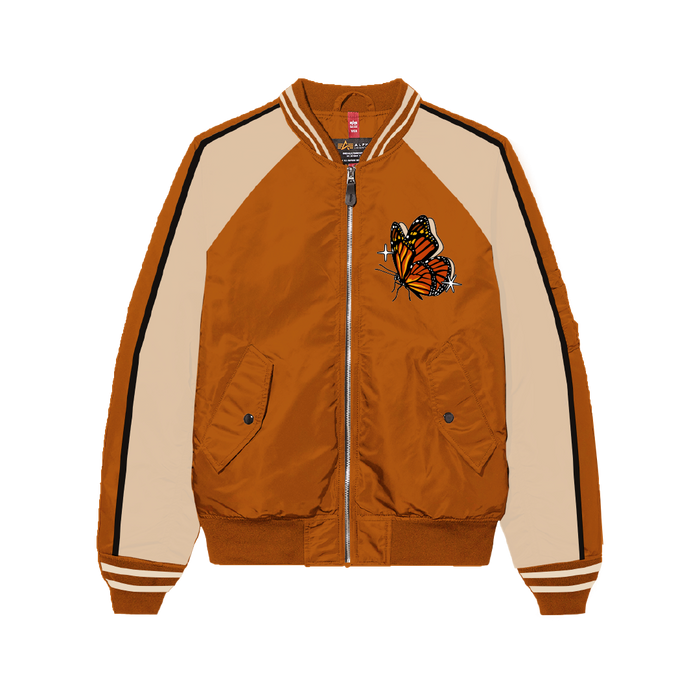 MEGAN ACT II MONARCH SILK BOMBER
