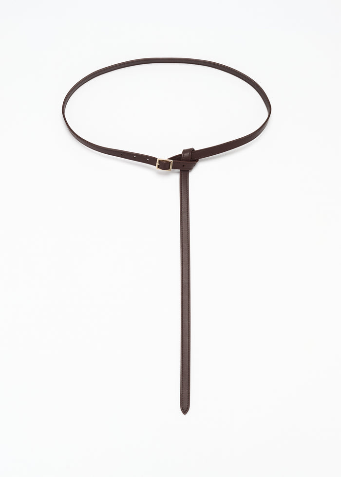 MORO HEAD LEATHER BELT