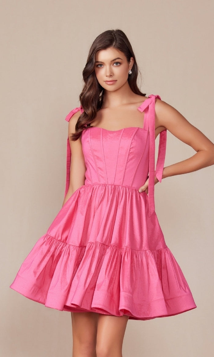 Fuchsia Nox Anabel Short Party Dress t869