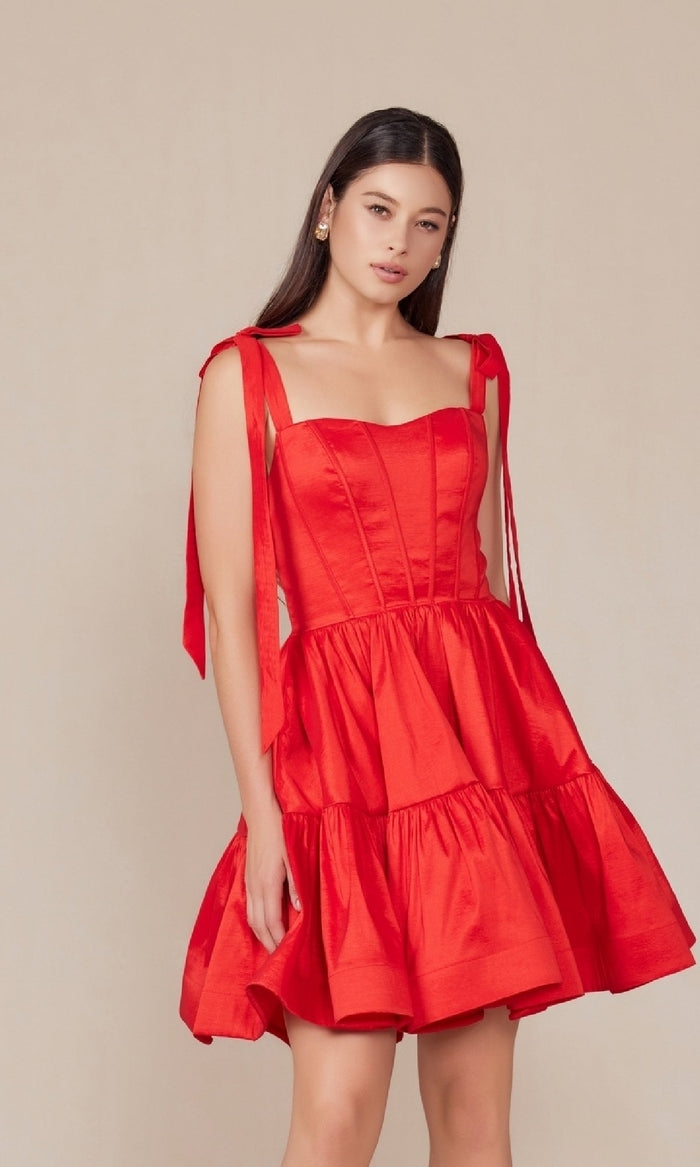 Red Nox Anabel Short Party Dress t869