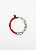 RED CHUNKY CHAIN NECKLACE
