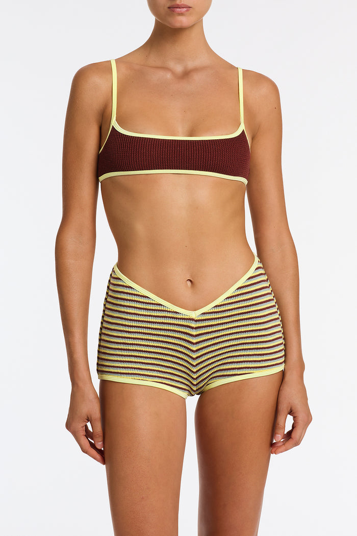 RICHI BUTTER CROCHET STRIPE Short