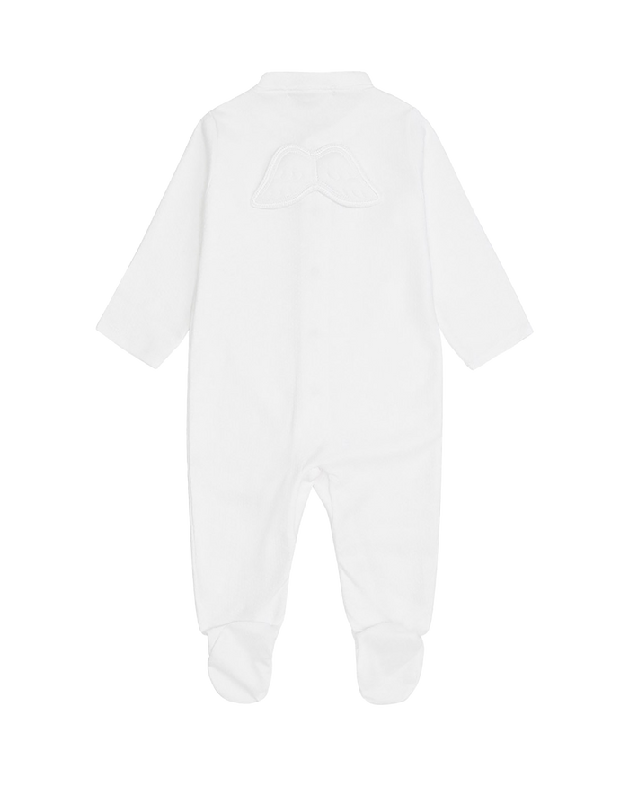 Sleep & Snuggle Pointelle Angel Wing Gift Set - White