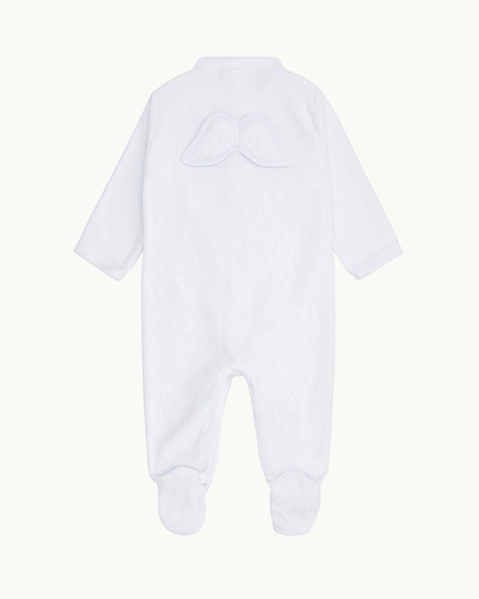 Sleep & Snuggle Velour Angel Wing Gift Set - Blue