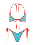 SOFI - AZURE SPARKLE Halter Bikini Set