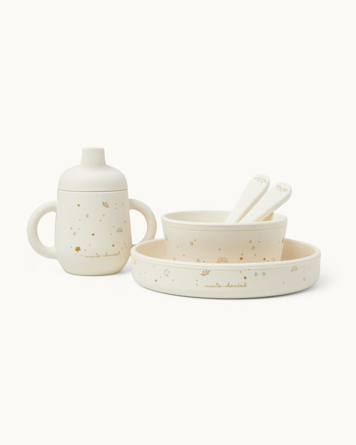 Star & Crown Silicone Tableware Set