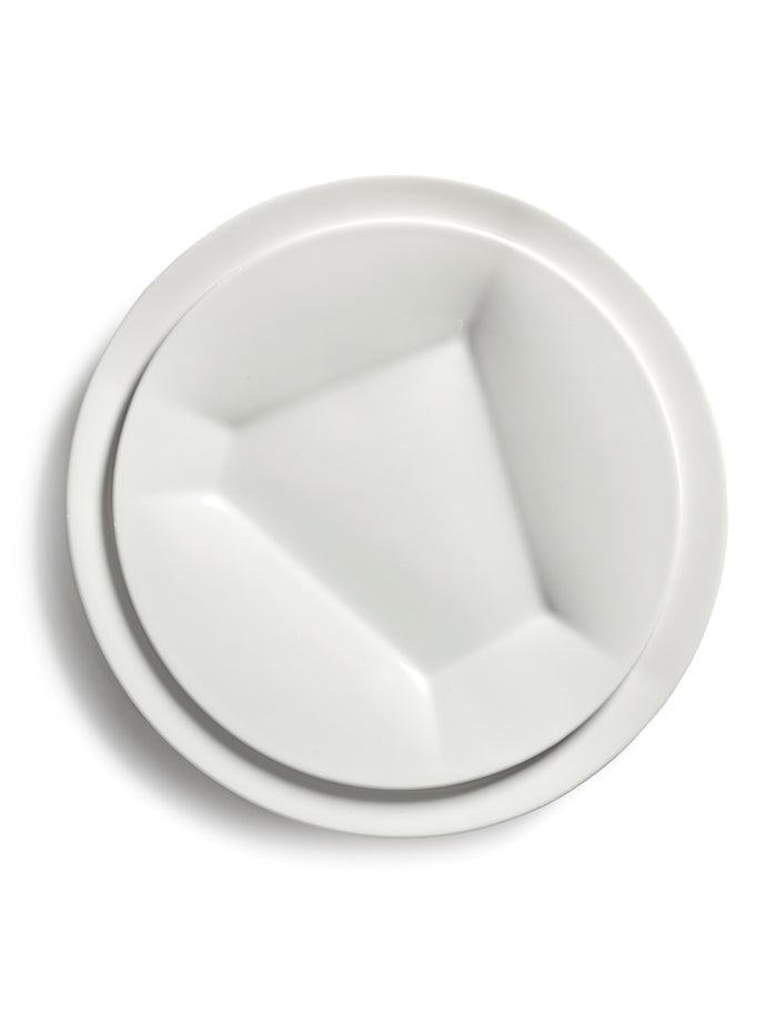 STARTER PLATE 02 SILOS - WHITE