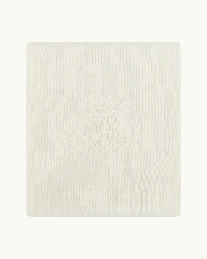 The Crest Cashmere Blanket