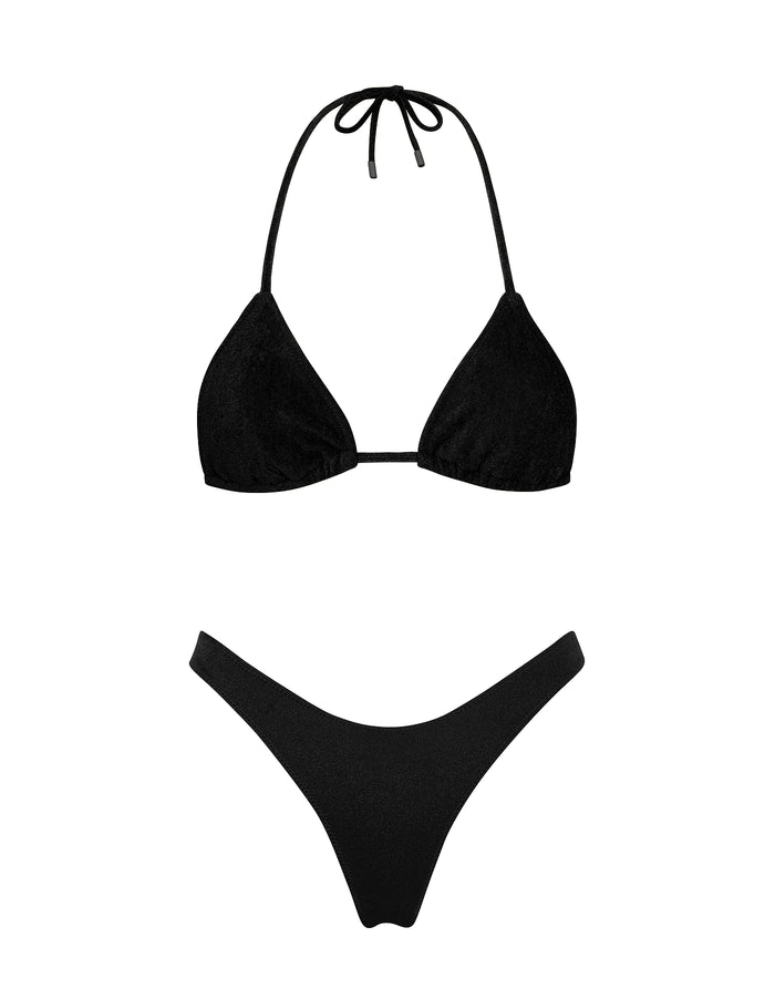 VINCA EBONY BLACK Triangle Bikini Set