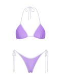 VINCA GRAPE Neoprene Triangle Bikini Set