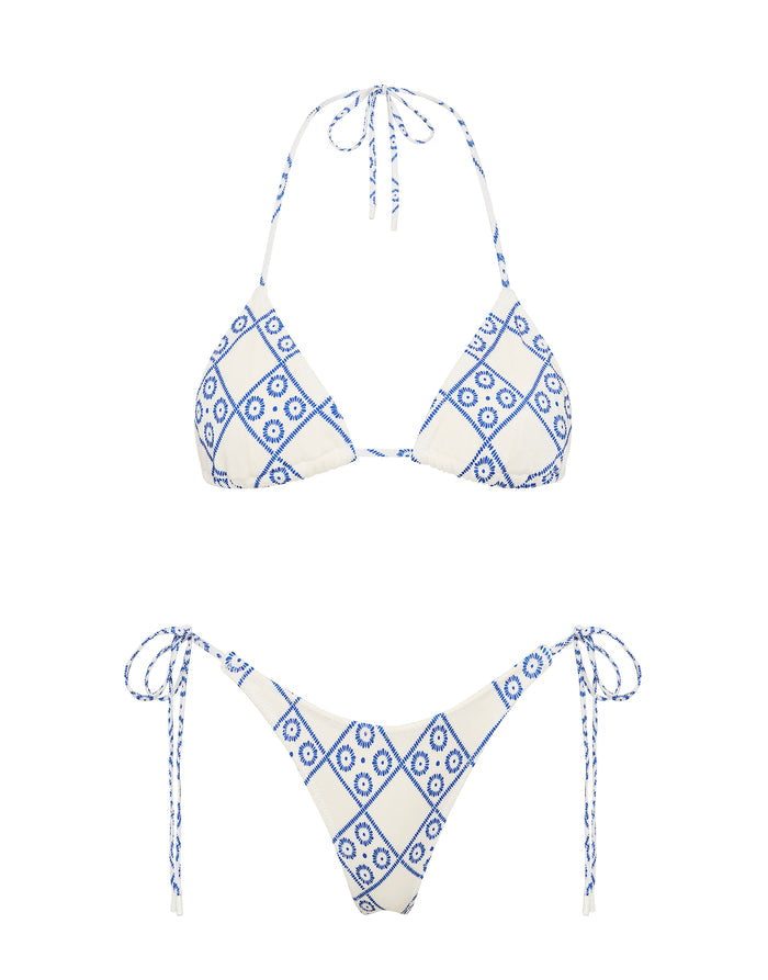 VINCA INDIGO LACE Triangle Bikini Set