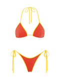 VINCA RUBY RED SPARKLE Triangle Bikini Set