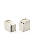 WHITE CANDLEHOLDERS