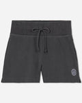 Front of pepper-colored women's sweat shorts#color_pepper